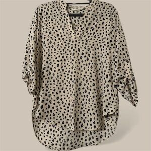 NWOT Lush | Animal Print Blouse
